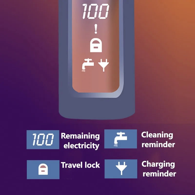 Kemei ماكينة حلاقة كهربائية للجسم للرجال، مقاومة للماء، شاشة LCD، نظام عائم ثلاثي الأبعاد، KM-1941s - Kemei Rasoir Électrique Corps Homme, Étanche, Écran LCD, Système Flottant 3D, KM-1941s