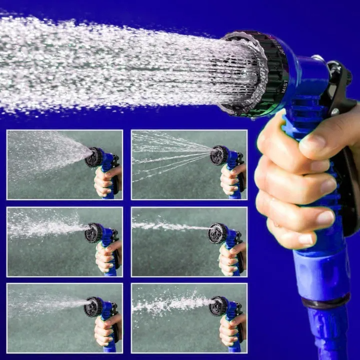 خرطوم ماجيك قابل للتمدد 22.5م مع مسدس 7 رشاشات - Tuyau d'Arrosage Extensible Magic Hose 22.5M avec Pistolet 7 Jets