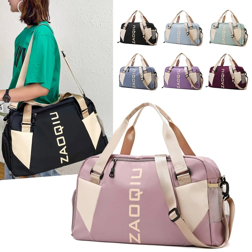 حقيبة رياضية ZAOQIU أكسفورد مقاومة للماء للرجال والنساء - للسفر والجيم - ZAOQIU Sac de Sport Oxford Imperméable Homme Femme - Voyage & Gym