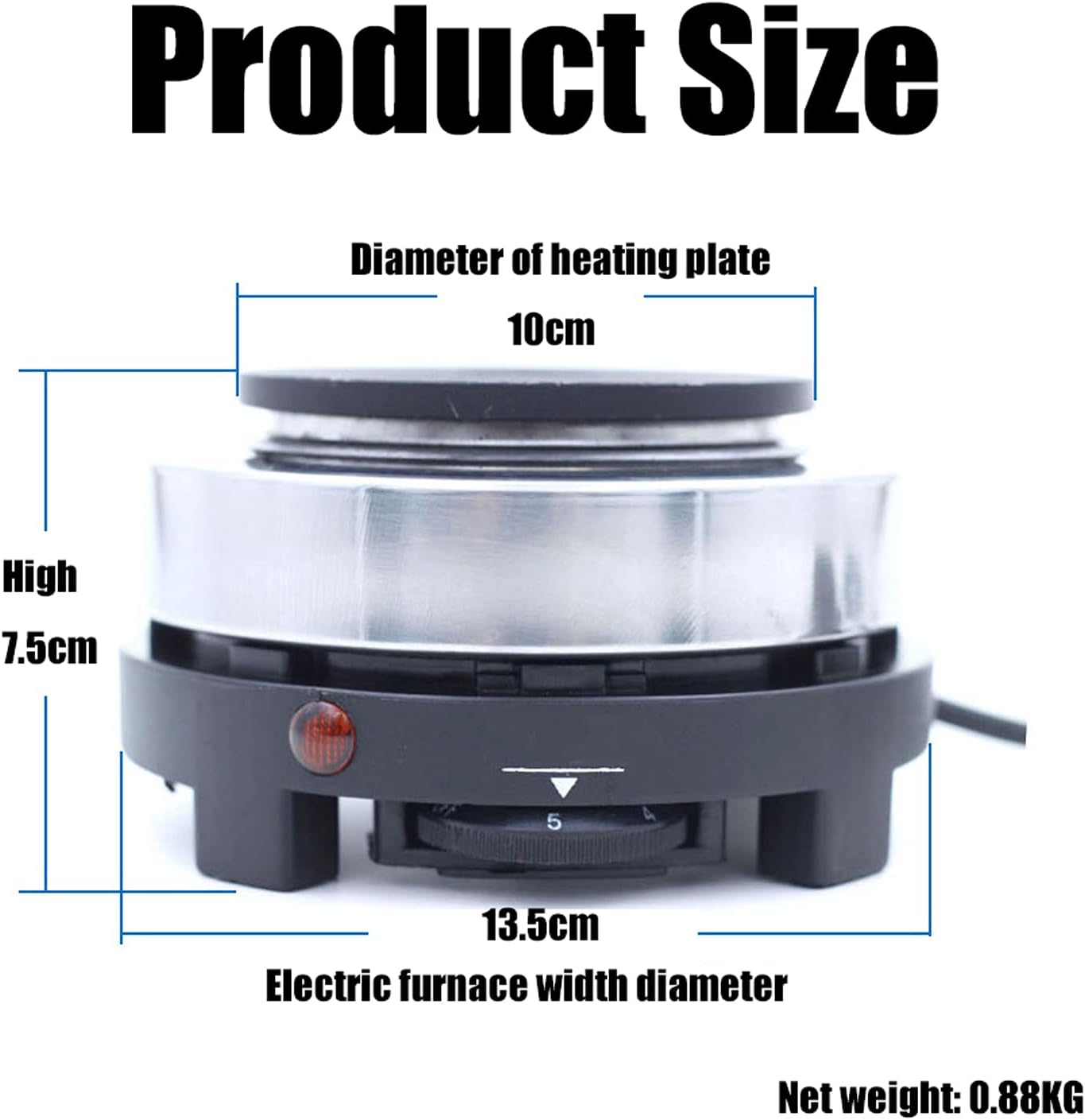 Mini Plaque Chauffante Électrique 500w - موقد كهربائي صغير محمول 500 واط
