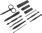 طقم قصافة أظافر احترافي 12 قطعة ستانلس ستيل - Kit Coupe-Ongles Professionnel 12 pcs en Acier Inoxydable