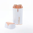 جهاز حلاقة كهربائي للوجه Flawless Face Duo بضوء LED لإزالة الشعر الفوري - Flawless Face Duo Appareil de rasage électrique avec lumière LED pour épilation instantanée