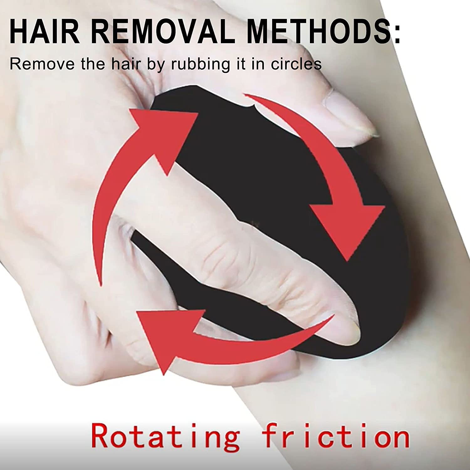 أداة إزالة الشعر بالكريستال النانوي | Quickdz Shop - Gomme Épilatoire Cristal Nano Indolore | Quickdz Shop