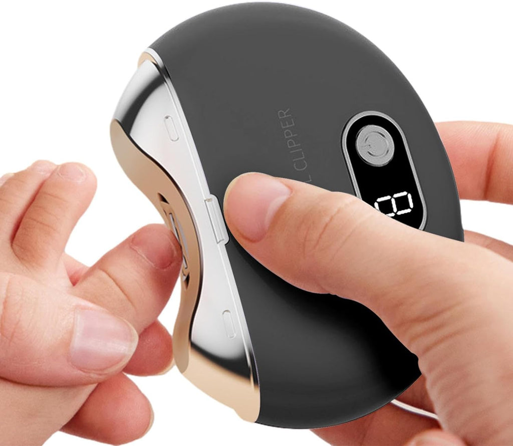 قصافة أظافر كهربائية أوتوماتيكية - مضادة للرذاذ، محمولة للجميع - Coupe-Ongles Électrique Automatique Anti-Éclaboussures Portable