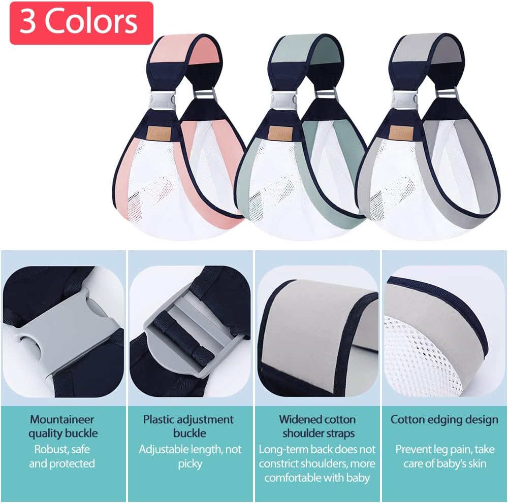 حامل أطفال شبكي مريح 0-36 شهر - Porte-bébé Ergonomique en Maille Respirante 0-36M