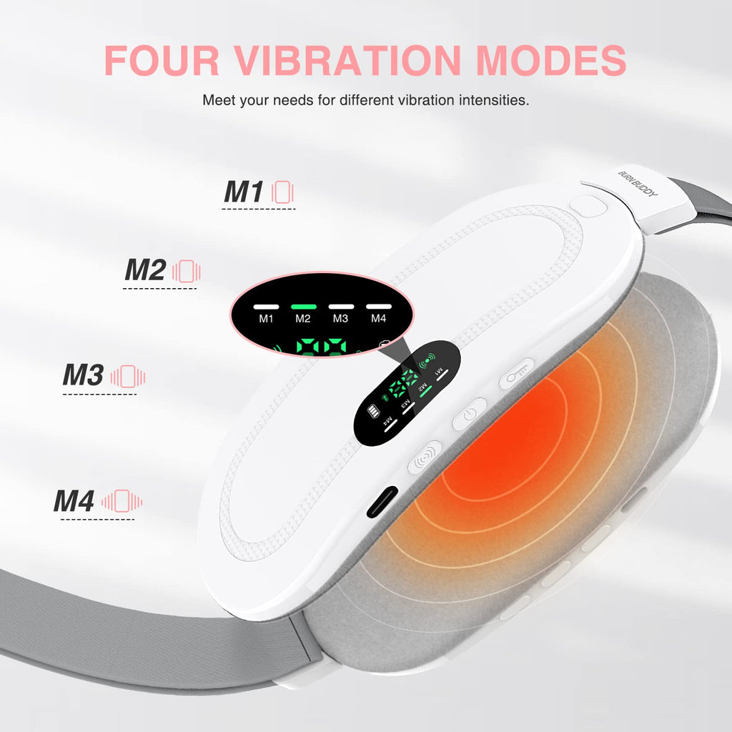 حزام تدفئة ومساج للدورة الشهرية | تسكين آلام البطن والخصر - Coussin Chauffant Menstruel Portable | Soulagement Douleur Abdominale