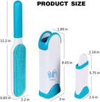 Brosse double face pour enlever les poils d’animaux, la poussière et les peluches, vêtements, meubles, canapé, tapis – فرشاة لإزالة شعر الحيوانات الأليفة والغبار والوبر