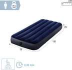 مرتبة هوائية INTEX 64756 بتقنية Fiber-Tech 191×76×25 سم - Matelas gonflable INTEX 64756 Fiber-Tech Technology 191×76×25cm