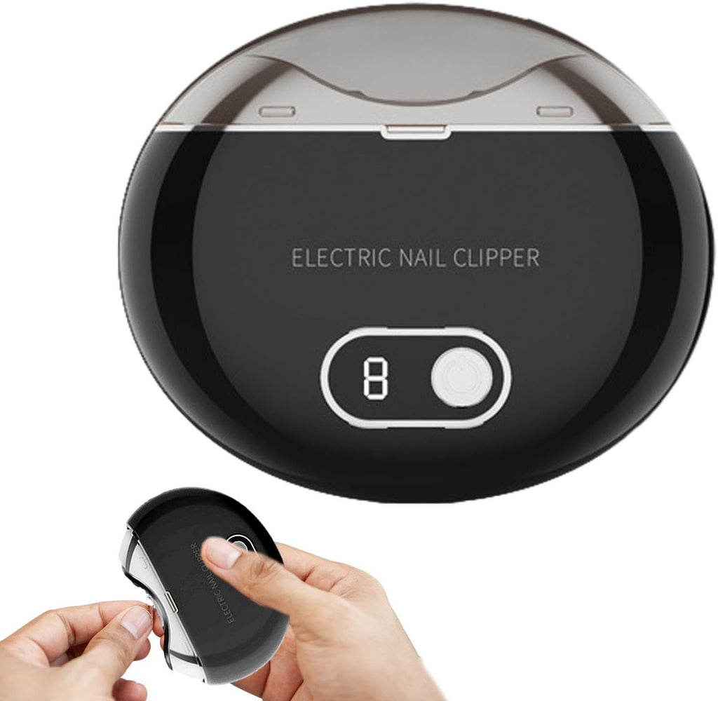قصافة أظافر كهربائية أوتوماتيكية - مضادة للرذاذ، محمولة للجميع - Coupe-Ongles Électrique Automatique Anti-Éclaboussures Portable
