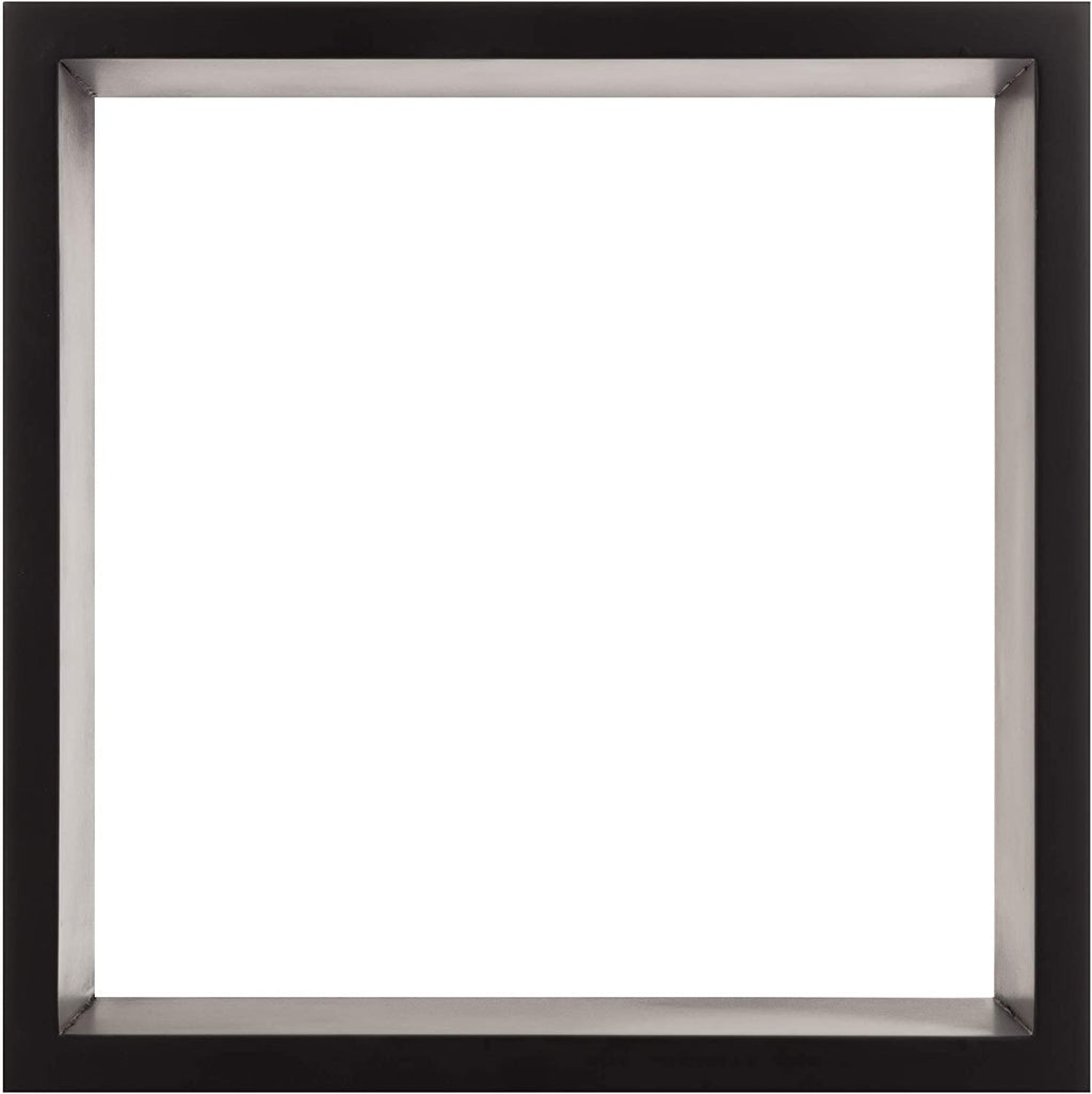 3 رفوف جدارية مربعة خشب MDF للديكور - أبيض/أسود - Lot de 3 Étagères Murales Carrées en Bois MDF - Décoration Moderne