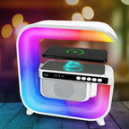 منبه ذكي RGB مع شاحن لاسلكي ومكبر صوت بلوتوث 5.0 - XM-G3 - Réveil Intelligent RGB avec Chargeur Sans Fil et Haut-parleur Bluetooth 5.0 - XM-G3