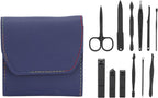 طقم قصافة أظافر احترافي 12 قطعة ستانلس ستيل - Kit Coupe-Ongles Professionnel 12 pcs en Acier Inoxydable