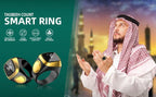 خاتم التسبيح الذكي Zikr1 IQIBLA - عداد إلكتروني بلوتوث - Bague de Tasbih Intelligente Zikr1 IQIBLA - Compteur Électronique Bluetooth