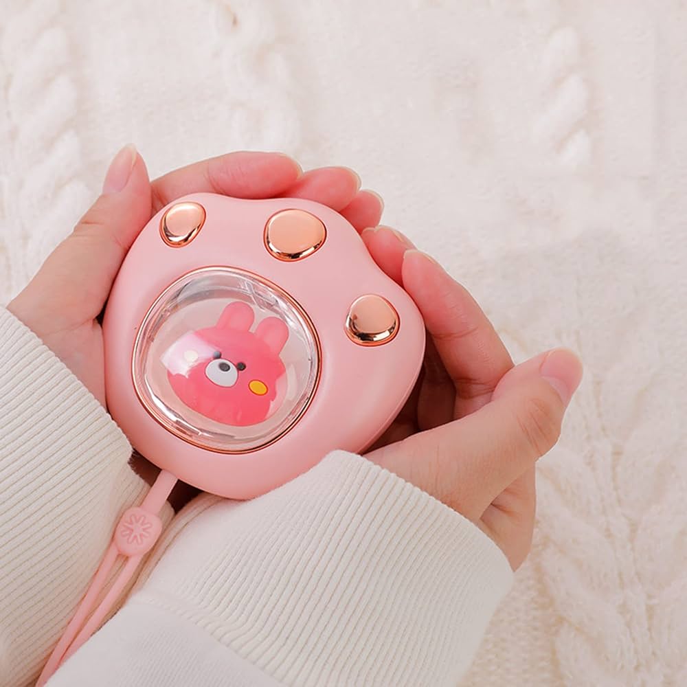 Chauffe-mains à griffes de chat mignon portable batterie 1200mah