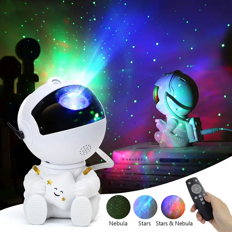 Projecteur LED Astronome Galaxy atmosphère étoilée, veilleuse LED pour chambre à coucher - مصباح رائد الفضاء