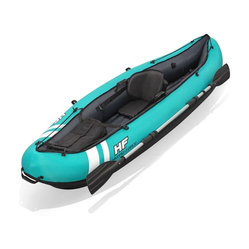 كاياك Bestway Hydro-Force Ventura فردي مع مضخة ومجداف ومقعد - 130 كغ - Kayak Gonflable Bestway Hydro-Force Ventura 1 Place avec Pompe, Rame et Siège - 130kg