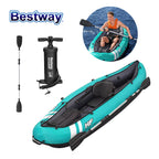 كاياك Bestway Hydro-Force Ventura فردي مع مضخة ومجداف ومقعد - 130 كغ - Kayak Gonflable Bestway Hydro-Force Ventura 1 Place avec Pompe, Rame et Siège - 130kg