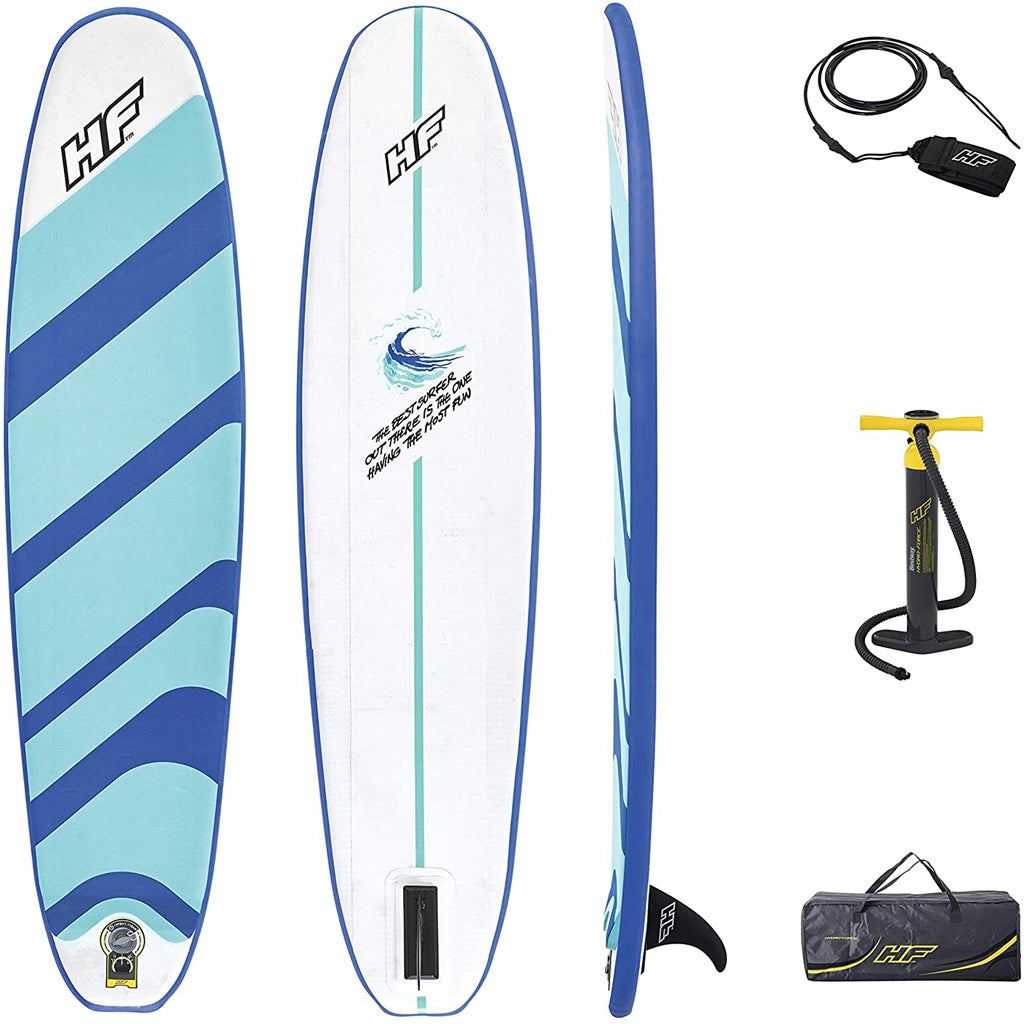 لوح ركوب الأمواج قابل للنفخ Bestway Hydro-Force 65336 مع مضخة يدوية - Planche De Surf Gonflable Bestway Hydro-Force 65336 Avec Pompe À Main