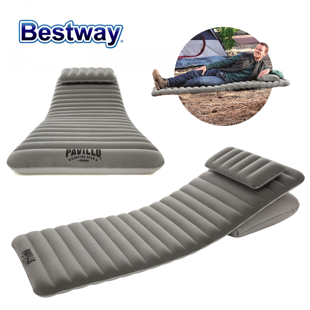 مرتبة هوائية متعددة الوظائف 1 فرد مع وسادتين Bestway Pavillo 67617 - Matelas Gonflable Multifonction 1 Place avec 2 Oreillers Bestway Pavillo 67617