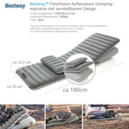 مرتبة هوائية متعددة الوظائف 1 فرد مع وسادتين Bestway Pavillo 67617 - Matelas Gonflable Multifonction 1 Place avec 2 Oreillers Bestway Pavillo 67617