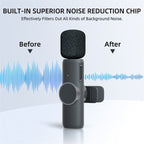 ميكروفون K11 لاسلكي كليب للتسجيل (أندرويد/آيفون) - Microphone Cravate Sans Fil K11 pour Enregistrement Audio Vidéo (Android/iPhone)