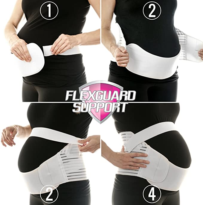 حزام حمل ودعم قطني مريح ومرن - Ceinture Grossesse Élastique et Confortable | Soutien Lombaire