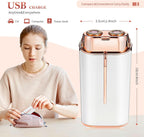 جهاز حلاقة كهربائي للوجه Flawless Face Duo بضوء LED لإزالة الشعر الفوري - Flawless Face Duo Appareil de rasage électrique avec lumière LED pour épilation instantanée