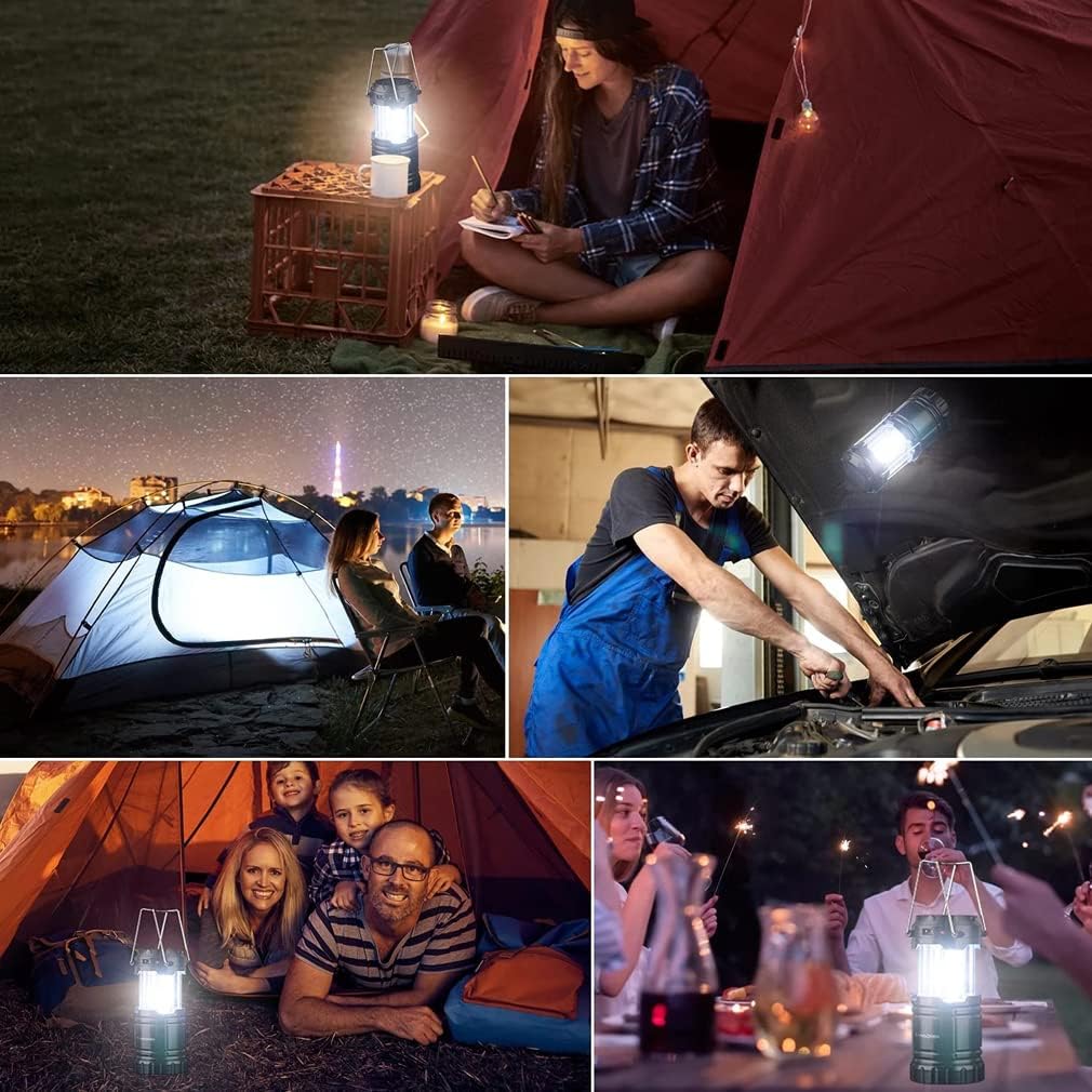 مصباح تخييم 2 في 1 قابل للطي يعمل بالطاقة الشمسية YD-3589 - Lampe de Camping 2IN1 Rechargeable Solaire Pliable YD-3589