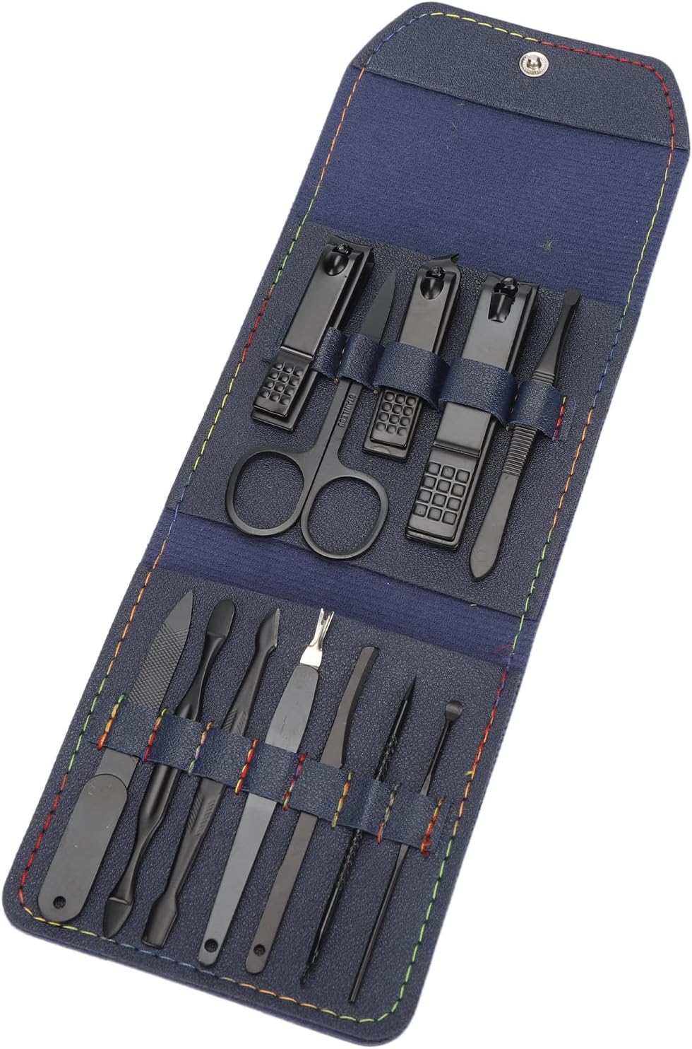 طقم قصافة أظافر احترافي 12 قطعة ستانلس ستيل - Kit Coupe-Ongles Professionnel 12 pcs en Acier Inoxydable
