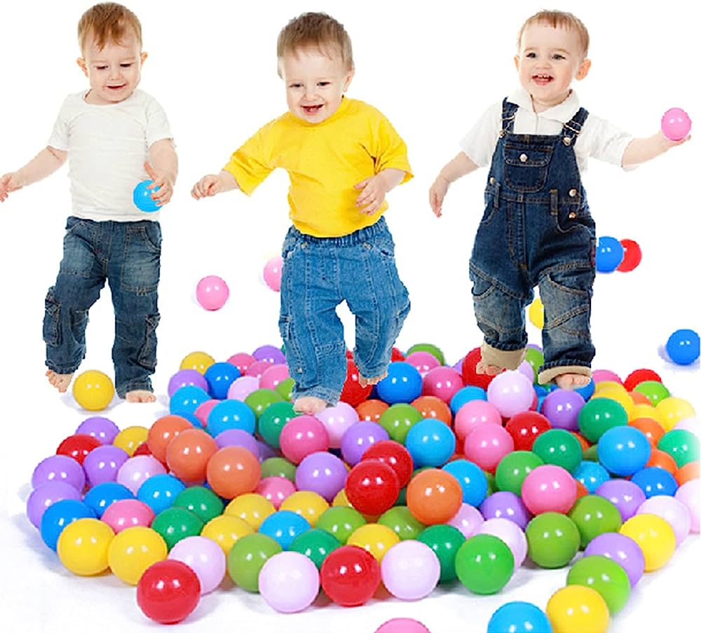 50 كرة لعب ملونة للأطفال 7.5 سم مع حقيبة حمل - Sac de 50 Balles de Jeu Multicolores pour Enfants 7.5cm avec Sac de Transport