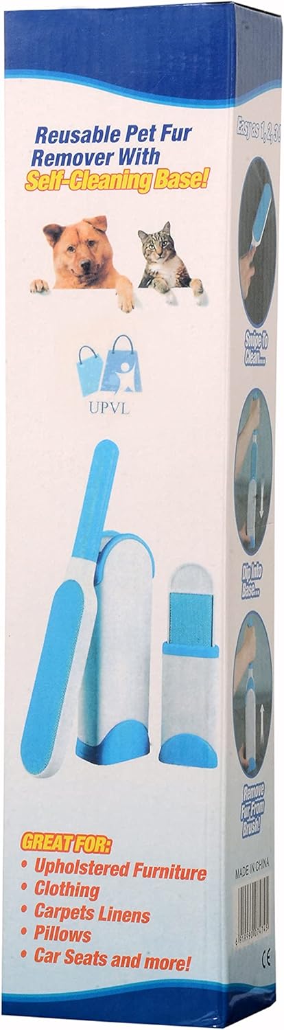 Brosse double face pour enlever les poils d’animaux, la poussière et les peluches, vêtements, meubles, canapé, tapis – فرشاة لإزالة شعر الحيوانات الأليفة والغبار والوبر