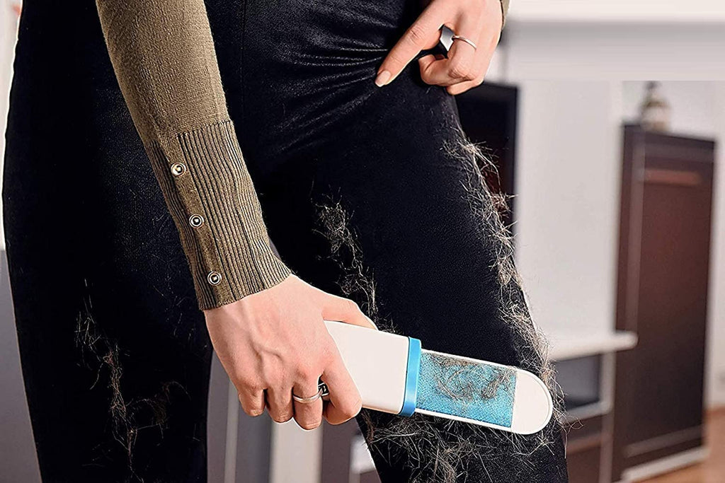 Brosse double face pour enlever les poils d’animaux, la poussière et les peluches, vêtements, meubles, canapé, tapis – فرشاة لإزالة شعر الحيوانات الأليفة والغبار والوبر