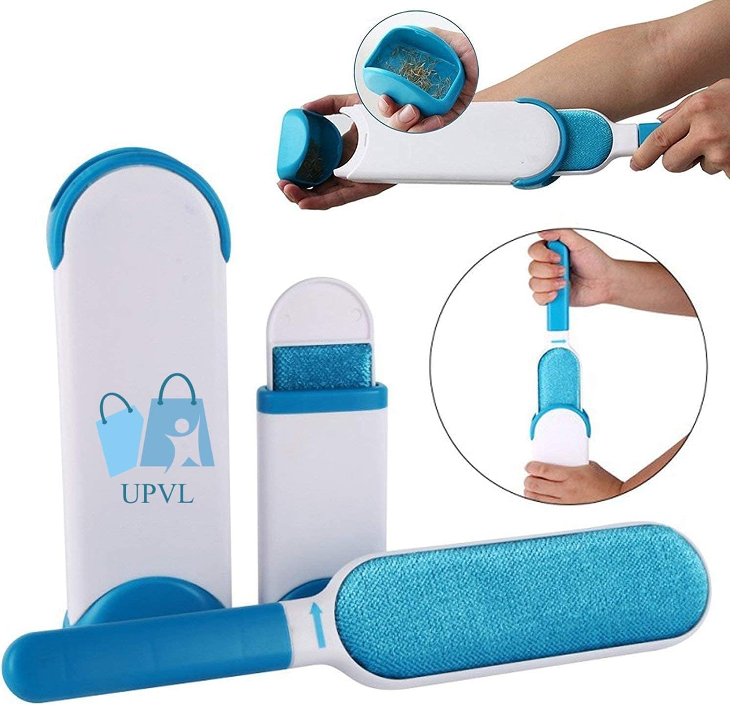 Brosse double face pour enlever les poils d’animaux, la poussière et les peluches, vêtements, meubles, canapé, tapis – فرشاة لإزالة شعر الحيوانات الأليفة والغبار والوبر