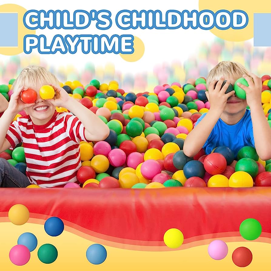 50 كرة لعب ملونة للأطفال 7.5 سم مع حقيبة حمل - Sac de 50 Balles de Jeu Multicolores pour Enfants 7.5cm avec Sac de Transport