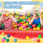 50 كرة لعب ملونة للأطفال 7.5 سم مع حقيبة حمل - Sac de 50 Balles de Jeu Multicolores pour Enfants 7.5cm avec Sac de Transport