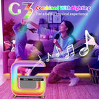 منبه ذكي RGB مع شاحن لاسلكي ومكبر صوت بلوتوث 5.0 - XM-G3 - Réveil Intelligent RGB avec Chargeur Sans Fil et Haut-parleur Bluetooth 5.0 - XM-G3