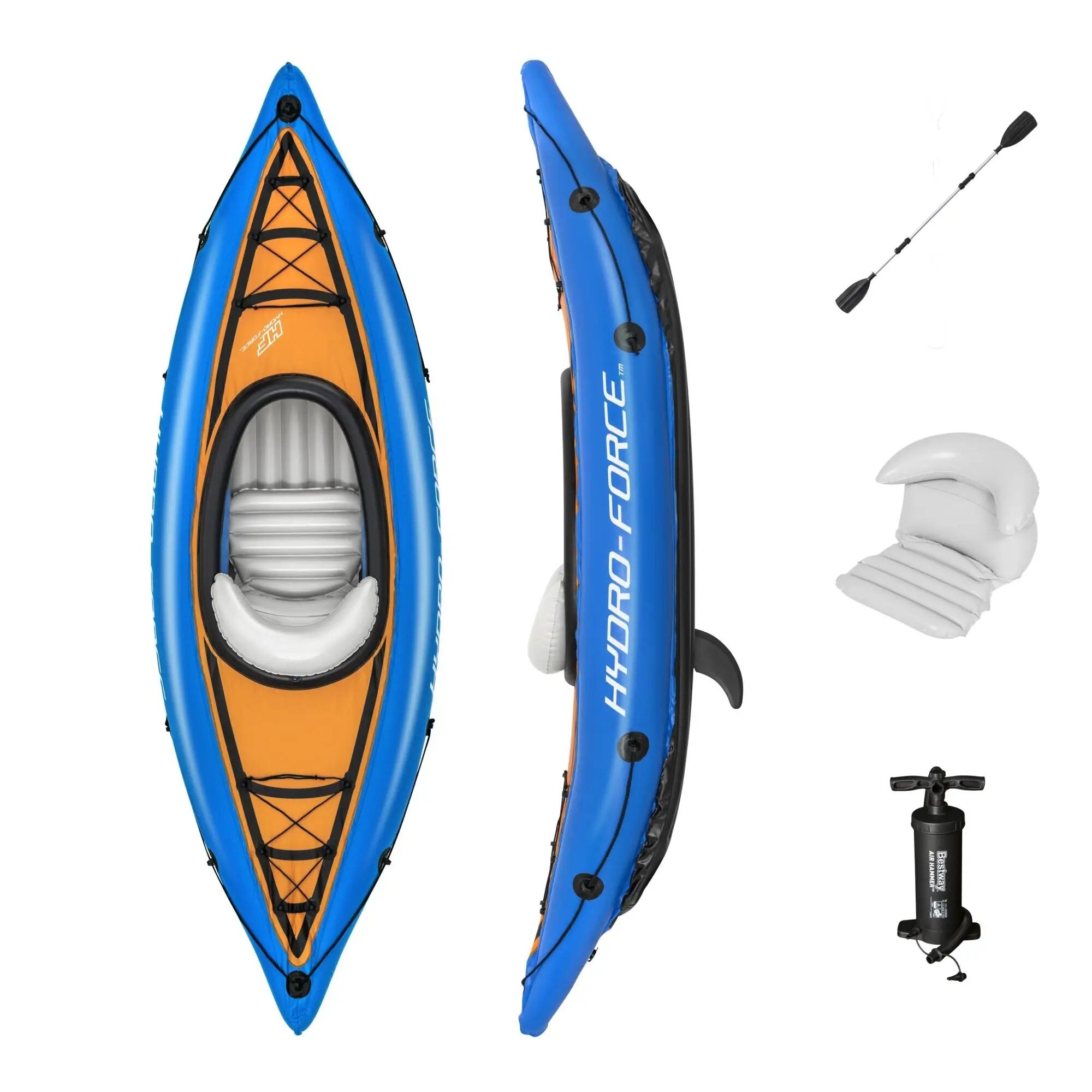 كاياك هوائي Hydro-Force Cove Champion Bestway 65115 - 275x81 سم - Kayak Gonflable Hydro-Force Cove Champion Bestway 65115 - 275x81 cm