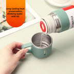 طقم ترمس حراري 500 مل مع 3 أكواب ستانلس ستيل - Ensemble Thermos 500ml avec 3 Tasses Thermiques en Acier Inoxydable