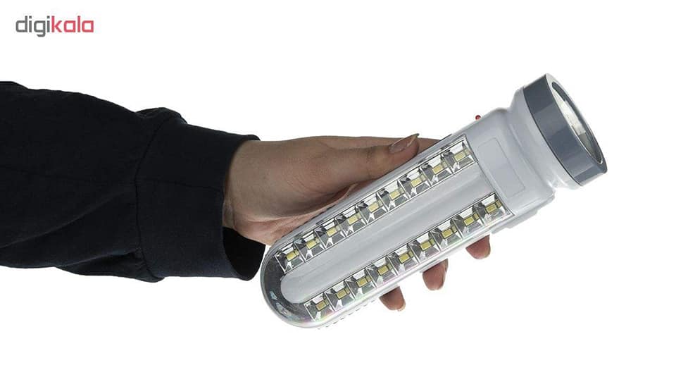 مصباح كشاف LED شمسي قابل للشحن USB SH-189-2 - Lampe Torche LED Solaire Rechargeable USB SH-189-2