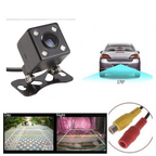 كاميرا رجوع للخلف | عالمية | 4 LED | رؤية ليلية | زاوية واسعة | مقاومة للماء - Caméra de recul Universelle | 4 LED | Vision Nocturne | Ultra Grand Angle | Étanche