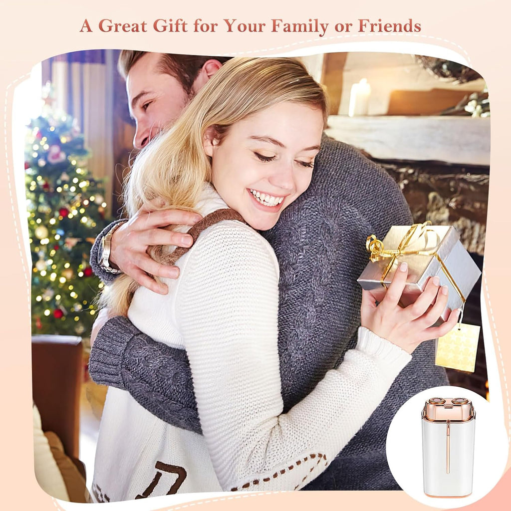 جهاز حلاقة كهربائي للوجه Flawless Face Duo بضوء LED لإزالة الشعر الفوري - Flawless Face Duo Appareil de rasage électrique avec lumière LED pour épilation instantanée