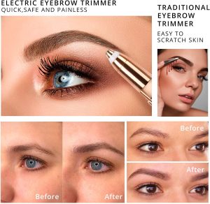 ماكينة إزالة الشعر الكهربائية 4 في 1 للوجه والجسم | Quickdz Shop - Rasoir Épilateur Électrique 4en1 Visage & Corps | Quickdz Shop