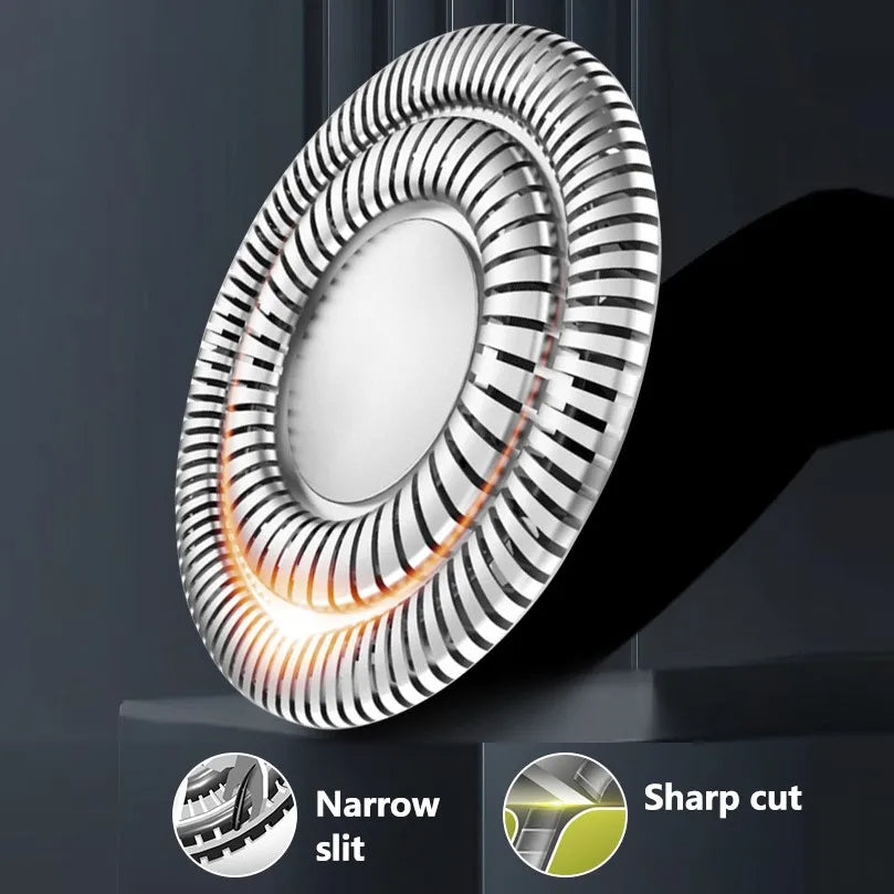 Kemei ماكينة حلاقة كهربائية للجسم للرجال، مقاومة للماء، شاشة LCD، نظام عائم ثلاثي الأبعاد، KM-1941s - Kemei Rasoir Électrique Corps Homme, Étanche, Écran LCD, Système Flottant 3D, KM-1941s