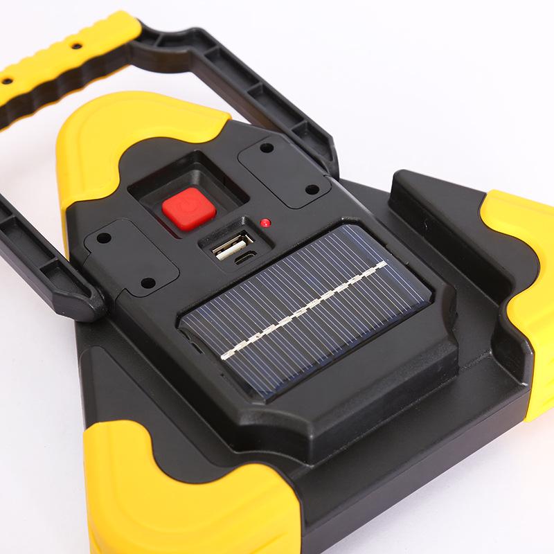 مثلث تحذير LED شمسي متعدد الوظائف HB-6609 - Triangle d'Alerte LED Solaire Multifonctionnel HB-6609