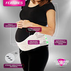 حزام حمل ودعم قطني مريح ومرن - Ceinture Grossesse Élastique et Confortable | Soutien Lombaire