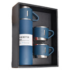 طقم ترمس حراري 500 مل مع 3 أكواب ستانلس ستيل - Ensemble Thermos 500ml avec 3 Tasses Thermiques en Acier Inoxydable