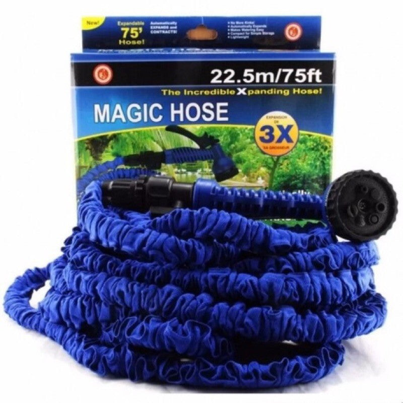 خرطوم ماجيك قابل للتمدد 22.5م مع مسدس 7 رشاشات - Tuyau d'Arrosage Extensible Magic Hose 22.5M avec Pistolet 7 Jets