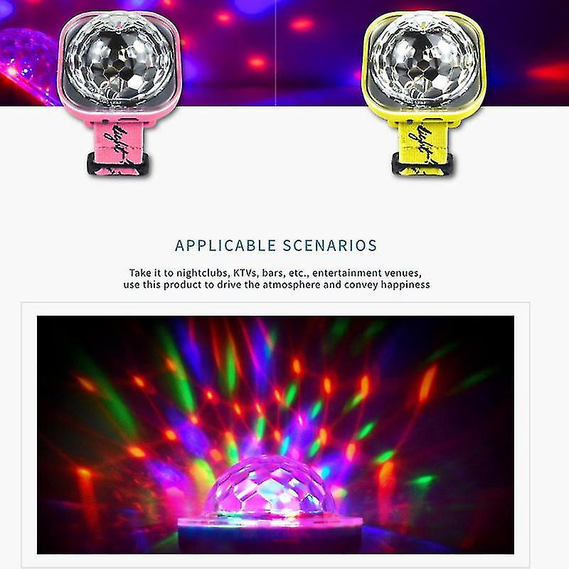 Montre Disco Ball Lumineuse avec ventouse rechargeable - ساعة كرة ديسكو مضيئة قابلة لإعادة الشحن