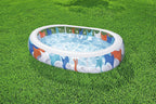 مسبح بيضاوي قابل للنفخ Bestway 54066 - Piscine Gonflable Ovale Familiale Bestway 54066