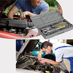 طقم مفاتيح شدات 40 قطعة 1/4 و 3/8 بوصة Aiwa - Caisse 40 Clés à Douilles Mixtes 1/4″ et 3/8″ Aiwa